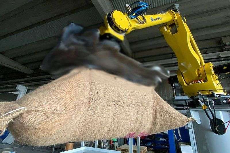 Jute bag online cutting